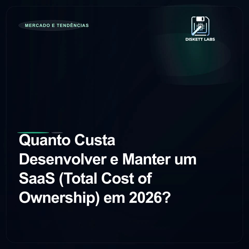Quanto Custa Desenvolver e Manter um SaaS (Total Cost of Ownership) em 2026?