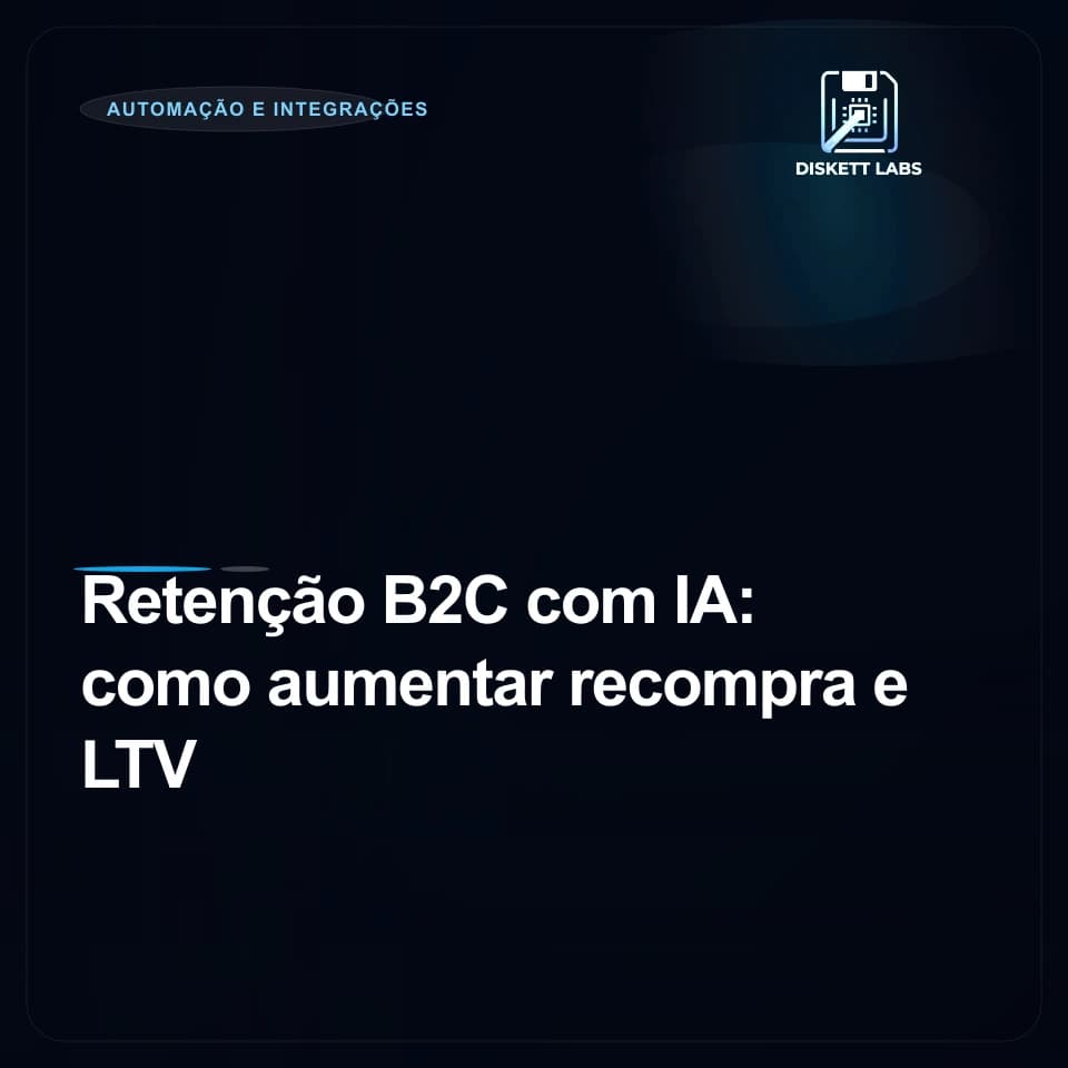 Retenção B2C com IA: como aumentar recompra e LTV