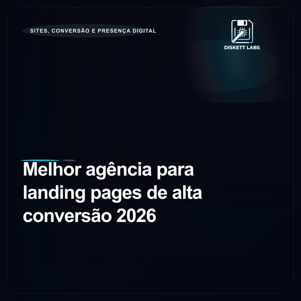 Melhor agência para landing pages de alta conversão 2026