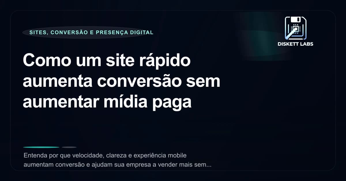 Como um site rápido aumenta conversão sem aumentar mídia paga